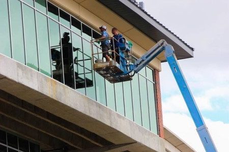 High Rise Window Cleaning Services Collin County TX - Squeegee Squad