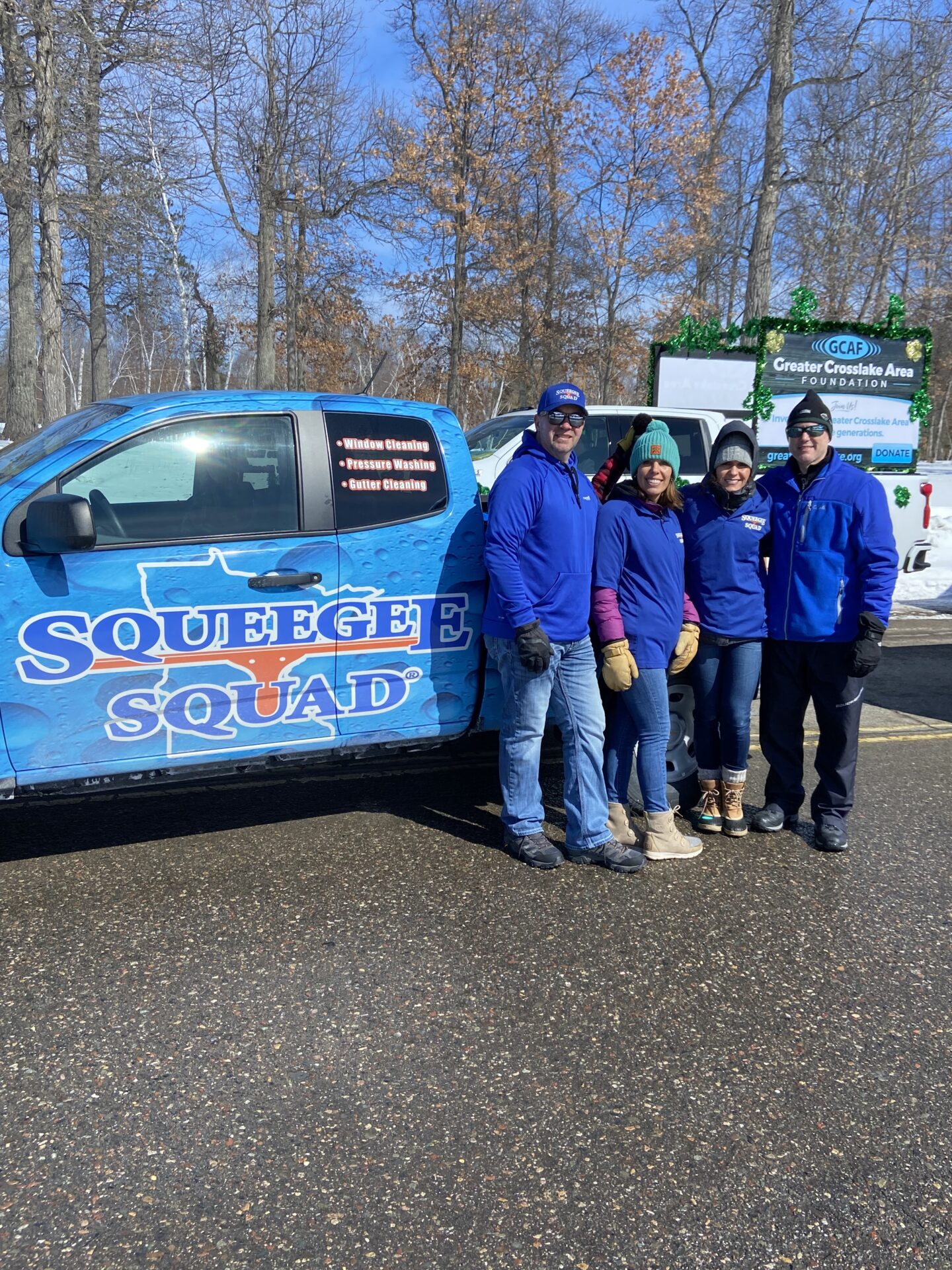 Squeegee Squad Brainerd Lakes Joins The Crosslake St. Patty's Day Parade!