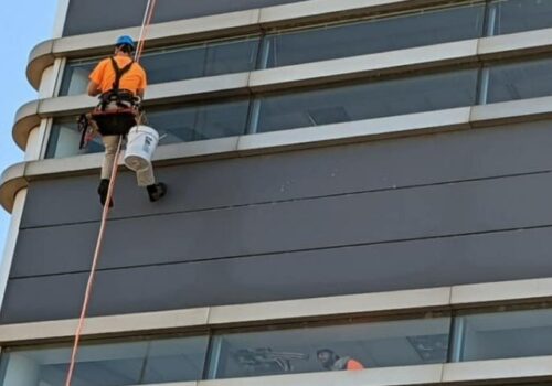 Window Cleaning & Pressure Washing Services - Squeegee Squad - high rise windows