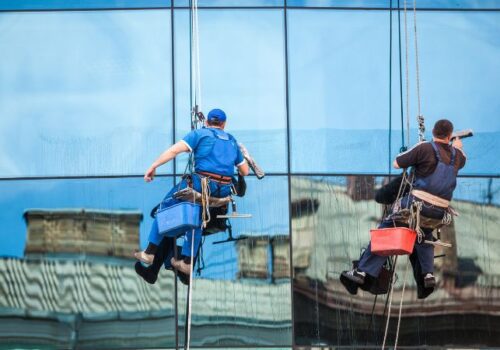 Window Cleaning & Pressure Washing Services - Squeegee Squad - high rise