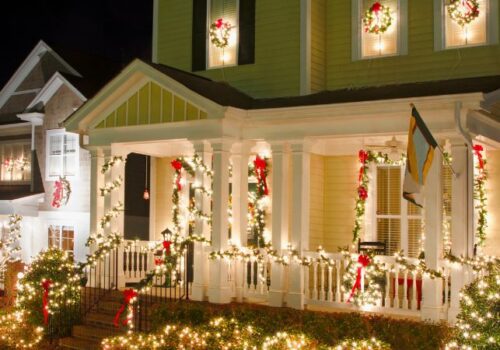Window Cleaning & Pressure Washing Services - Squeegee Squad - Holiday Lighting Service